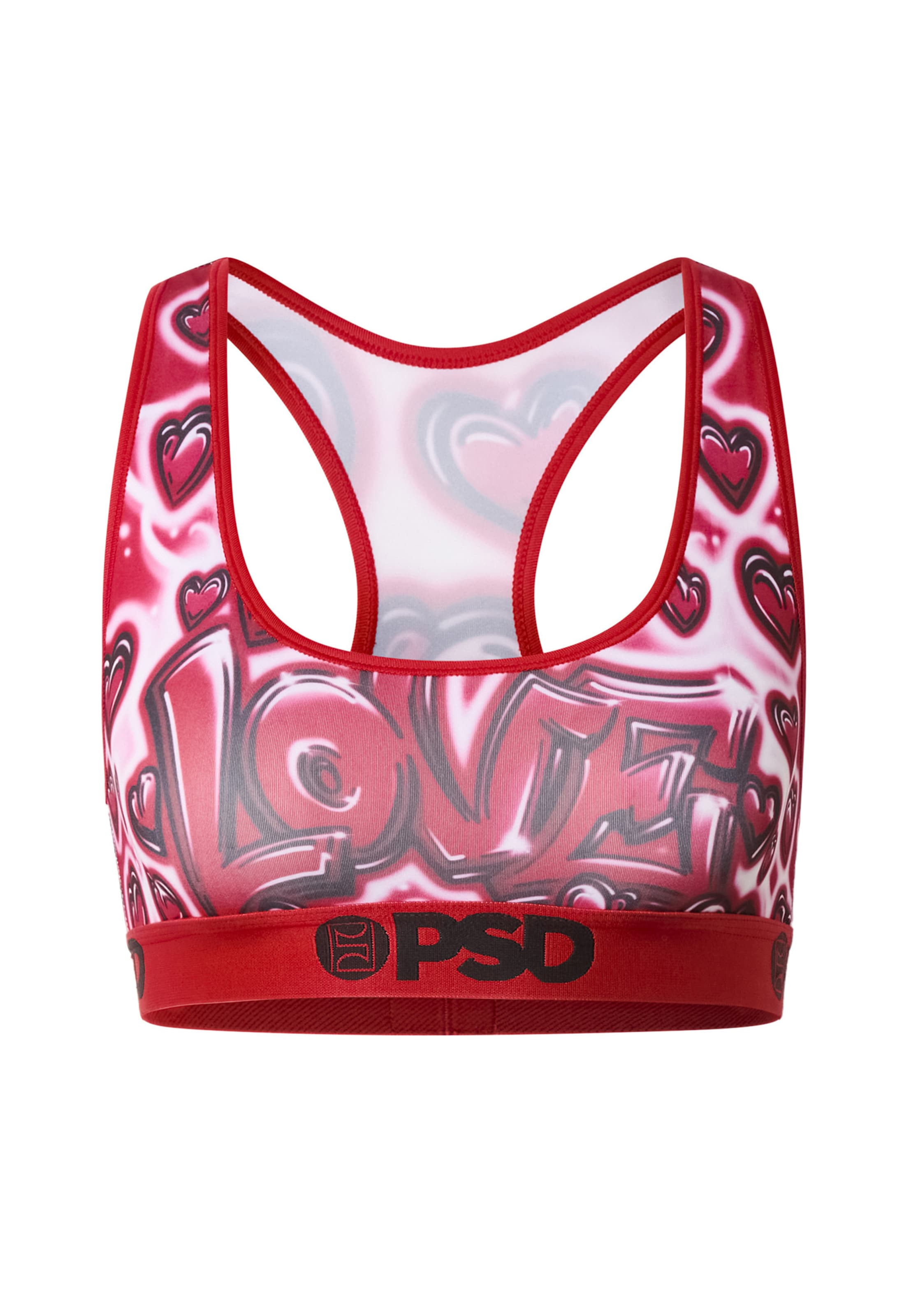 Reggiseno sportivo 'LOVECORE SB' di PSD in colori misti: frontale
