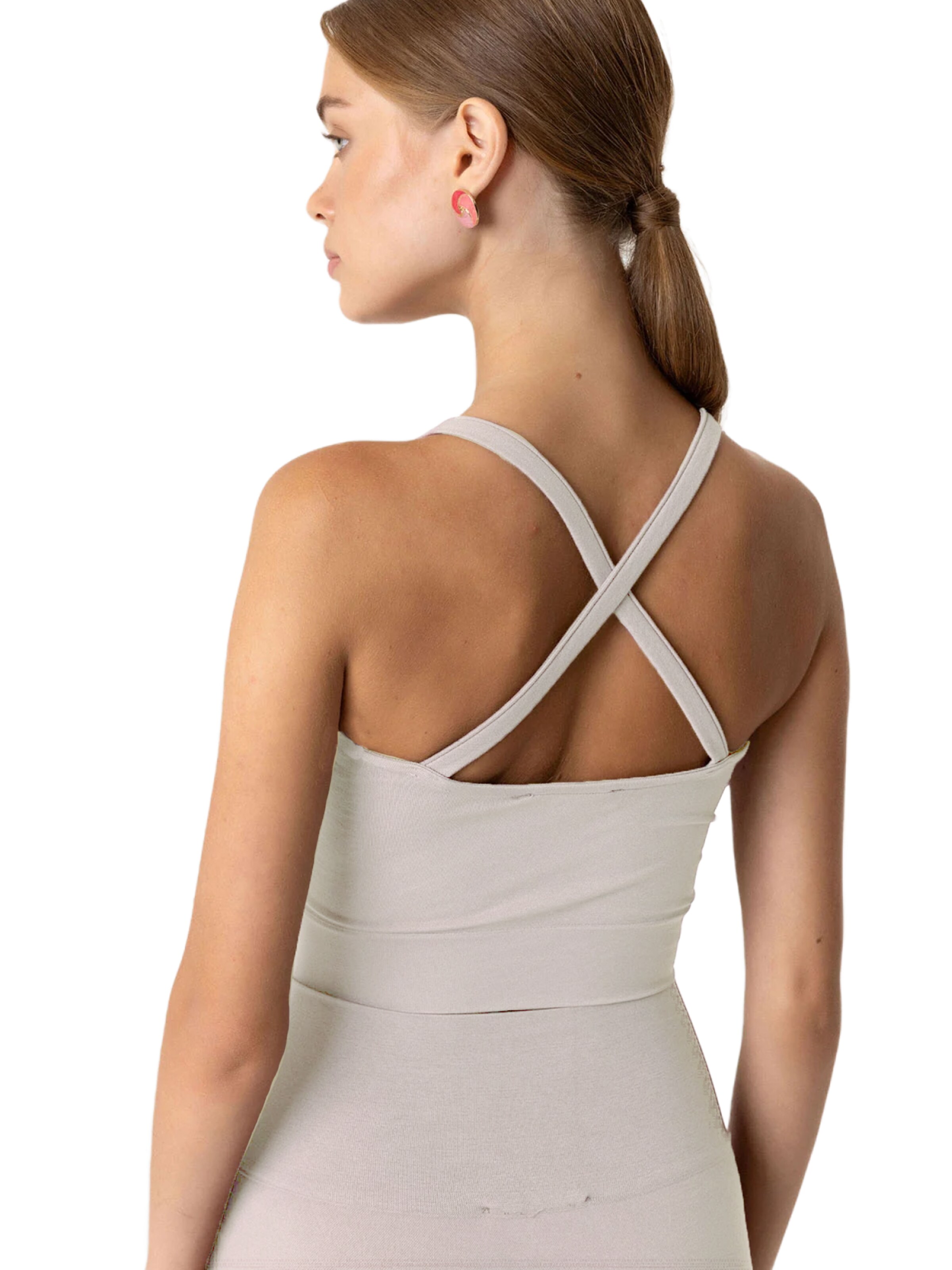 No Matter What Top in Beige