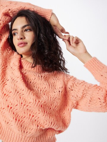 PIECES Sweater 'Nancy' in Orange