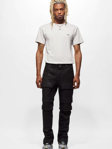 Young Poets Slim fit Cargo Pants 'Morten tahari' in Black