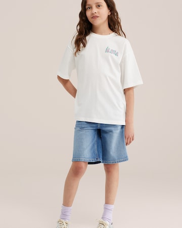 WE Fashion Tričko – zelená