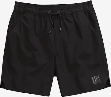 JAY-PI Regular Workout Pants in Black: front