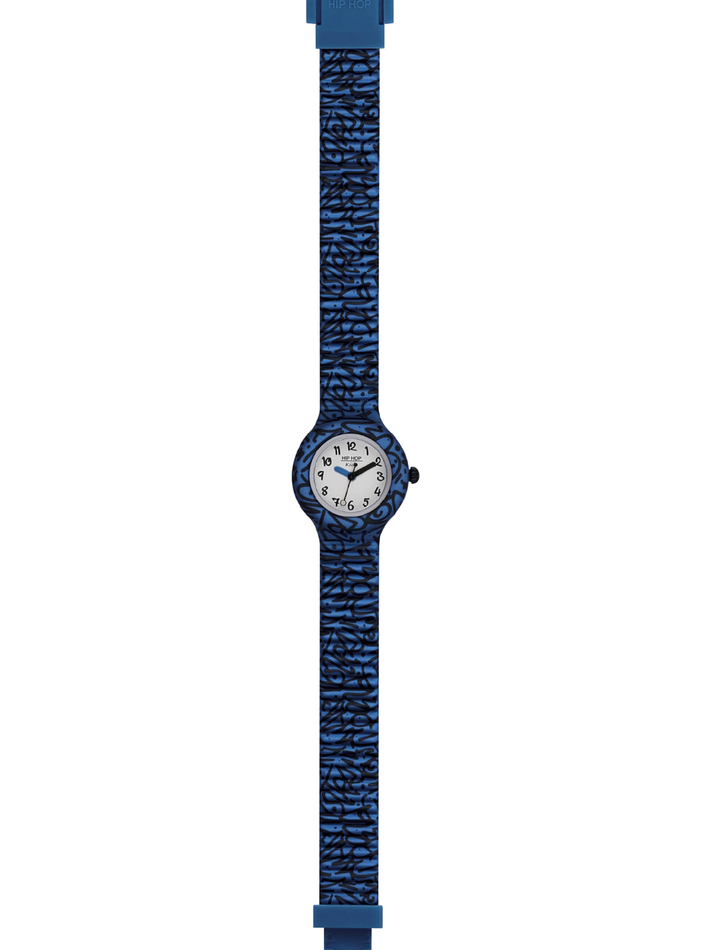 Hip Hop Horloge in Blauw: voorkant