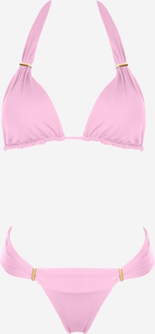 SEA ME SWIM Bikini 'CANCUN' in Pink: Vorderseite
