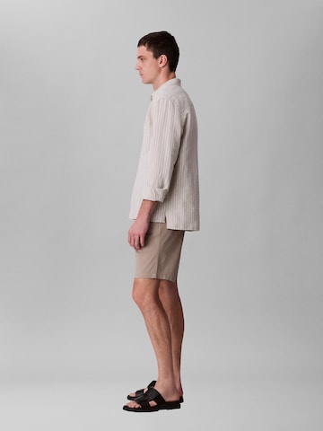 Calvin Klein Regular Broek in Beige