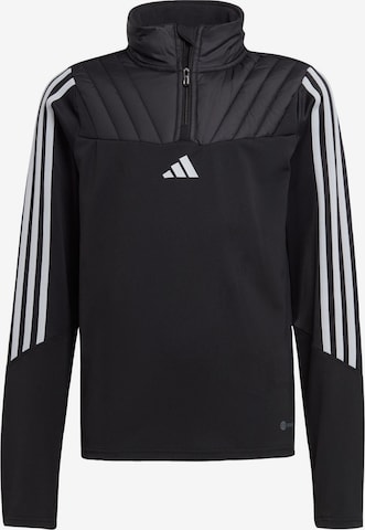 ADIDAS PERFORMANCE Sportief sweatshirt 'Tiro 23' in Zwart: voorkant
