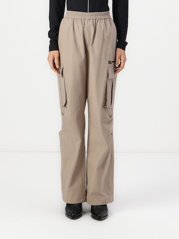 KARL LAGERFELD JEANS Loosefit Παντελόνι cargo σε μπεζ: μπροστά