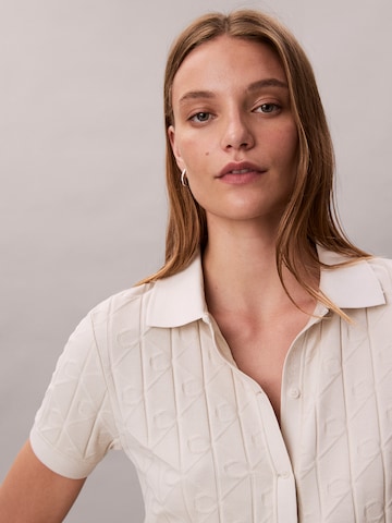 Chemisier Calvin Klein Jeans en blanc