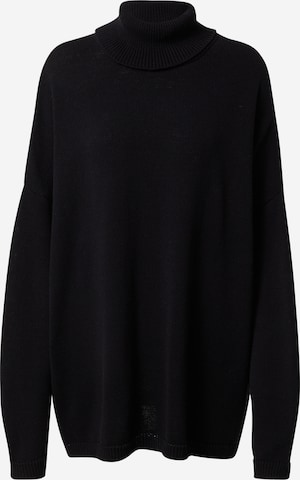 A LOT LESS Sweater 'Fleur' in Black: front