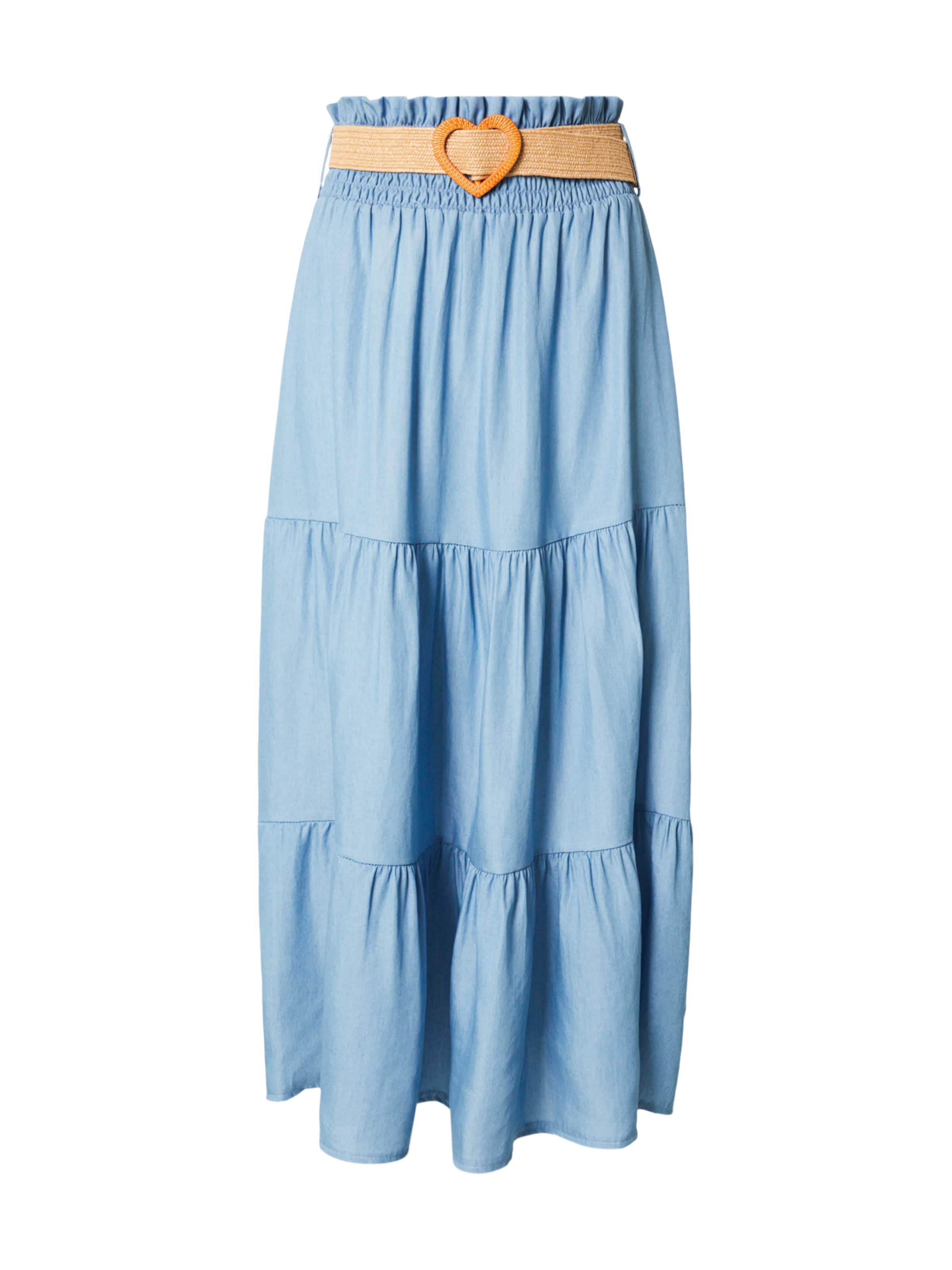 Hailys - Falda 'Gi44ni' en azul: frente