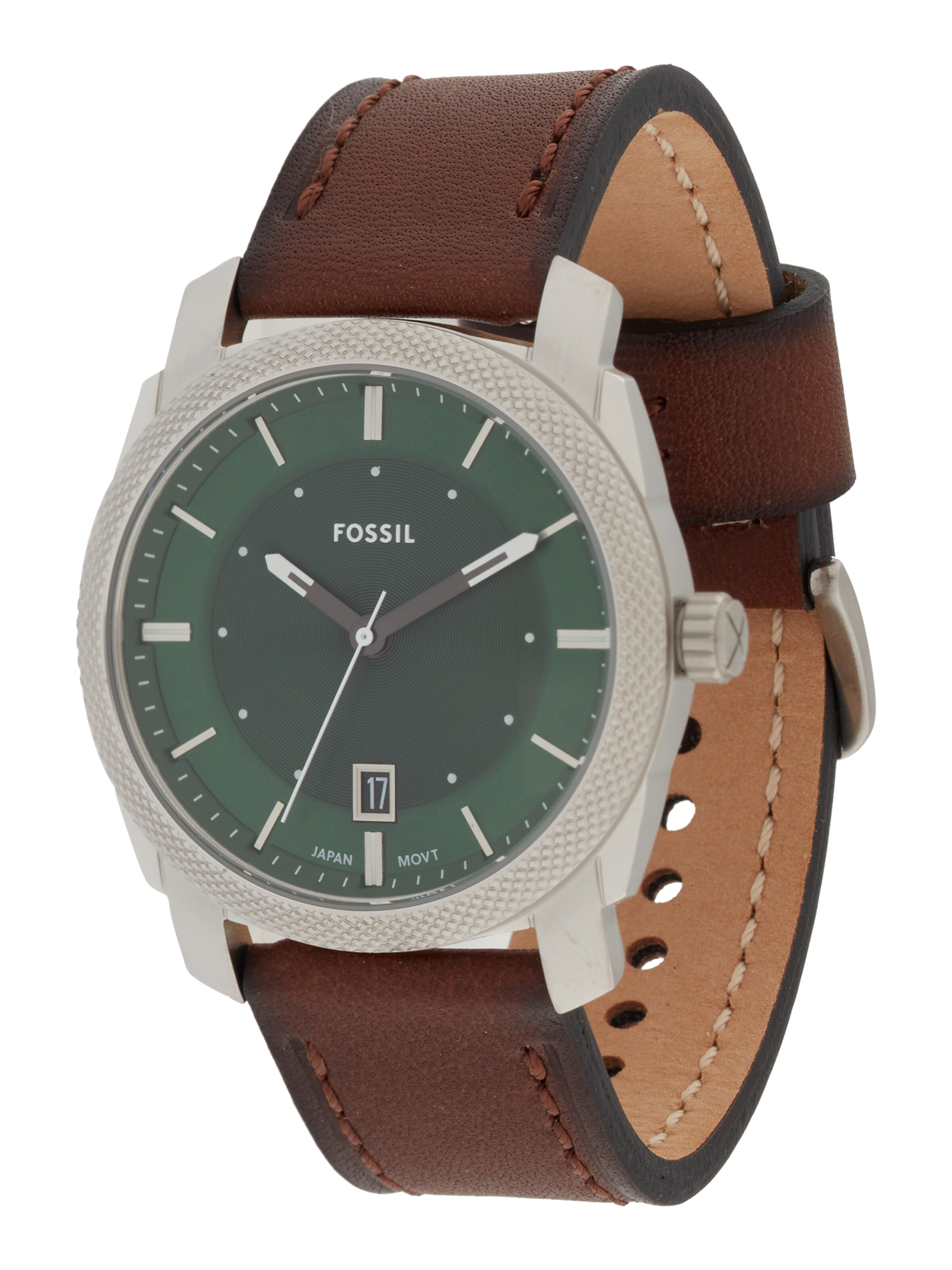 FOSSIL Uhr 'Machine' in Braun: Vorderseite