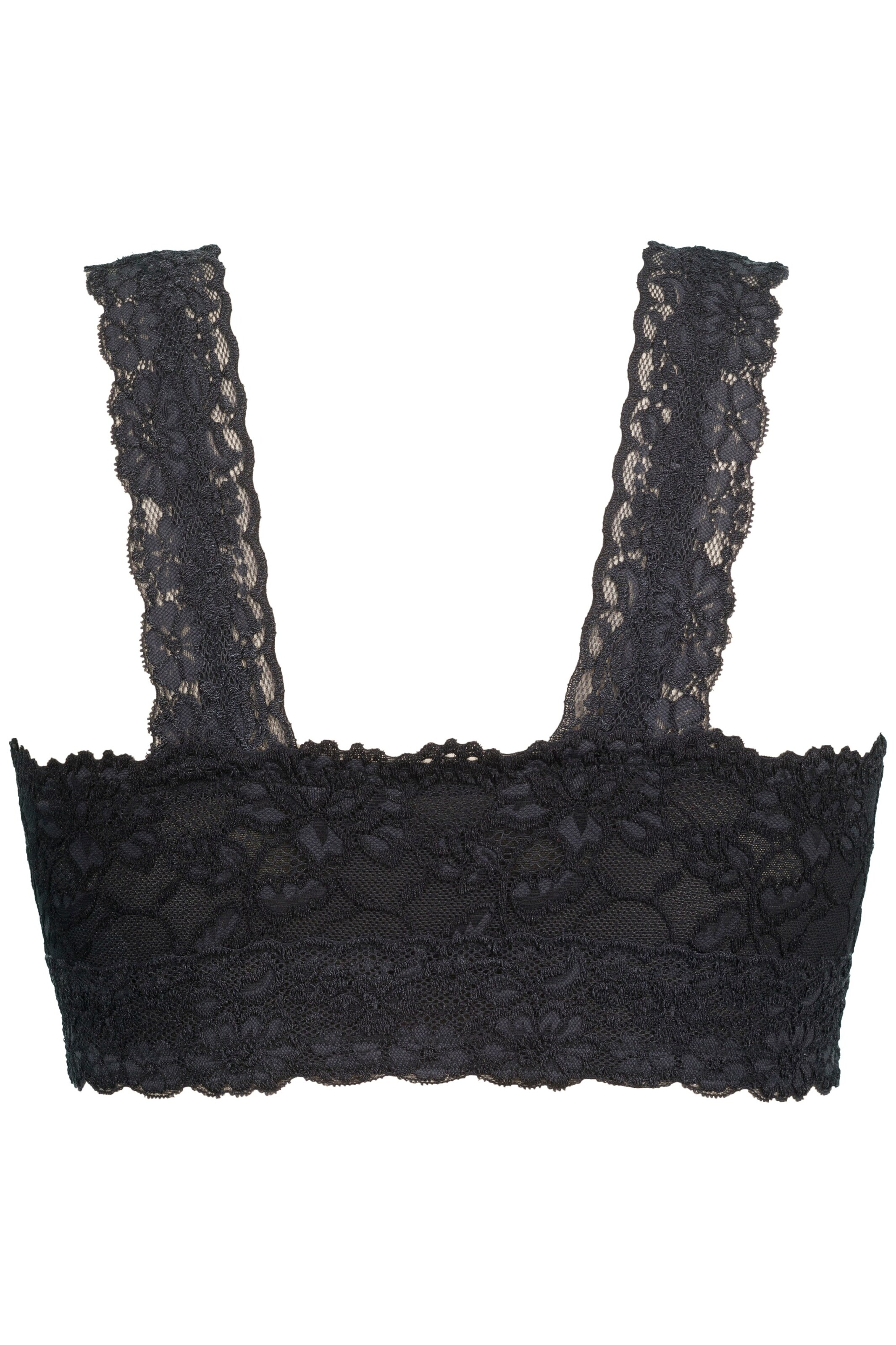 Ulla Popken Bralette Bra in Black