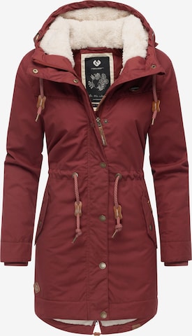Ragwear Winterparka in Rot: Vorderseite