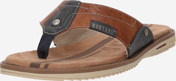 Séparateur d'orteils MUSTANG en marron : devant