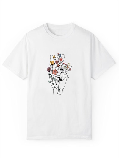 GORHEY T-shirt en S/Regular en blanc, Vue avec produit