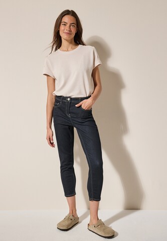 CECIL Slimfit 3/4 Jeans in Blau