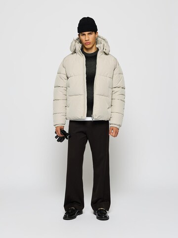Burocs Winter Jacket 'Hooded Puffer' in Grey