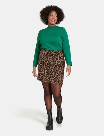 SAMOON Skirt in Brown