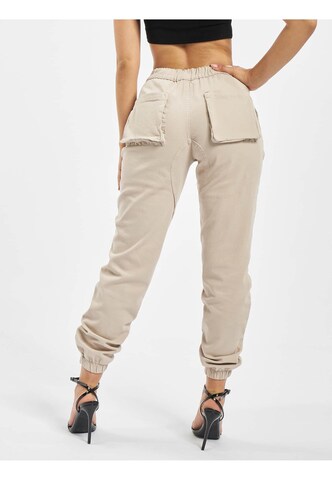 Effilé Pantalon 'Xana' DEF en beige