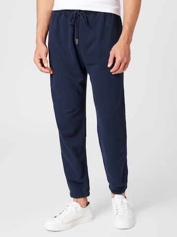 Abercrombie & Fitch Tapered Bukser i blå: forside