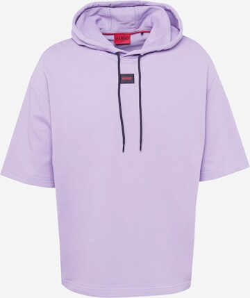 HUGO Sweatshirt 'Dresley232' in Purple: front
