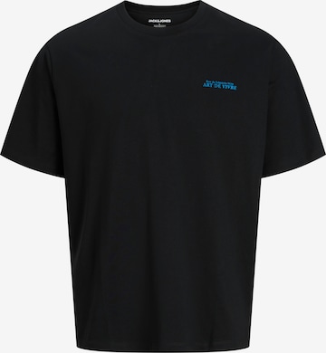 T-Shirt 'JJLEMON' JACK & JONES en noir : devant
