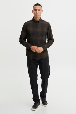 Casual Friday - Ajuste regular Camisa 'Anton' en verde: frente