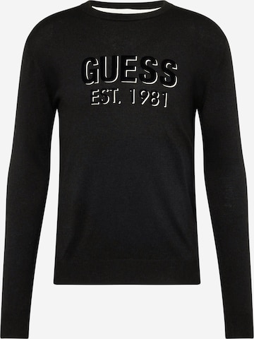 GUESS Sweater 'VIRGIL' in Black: front