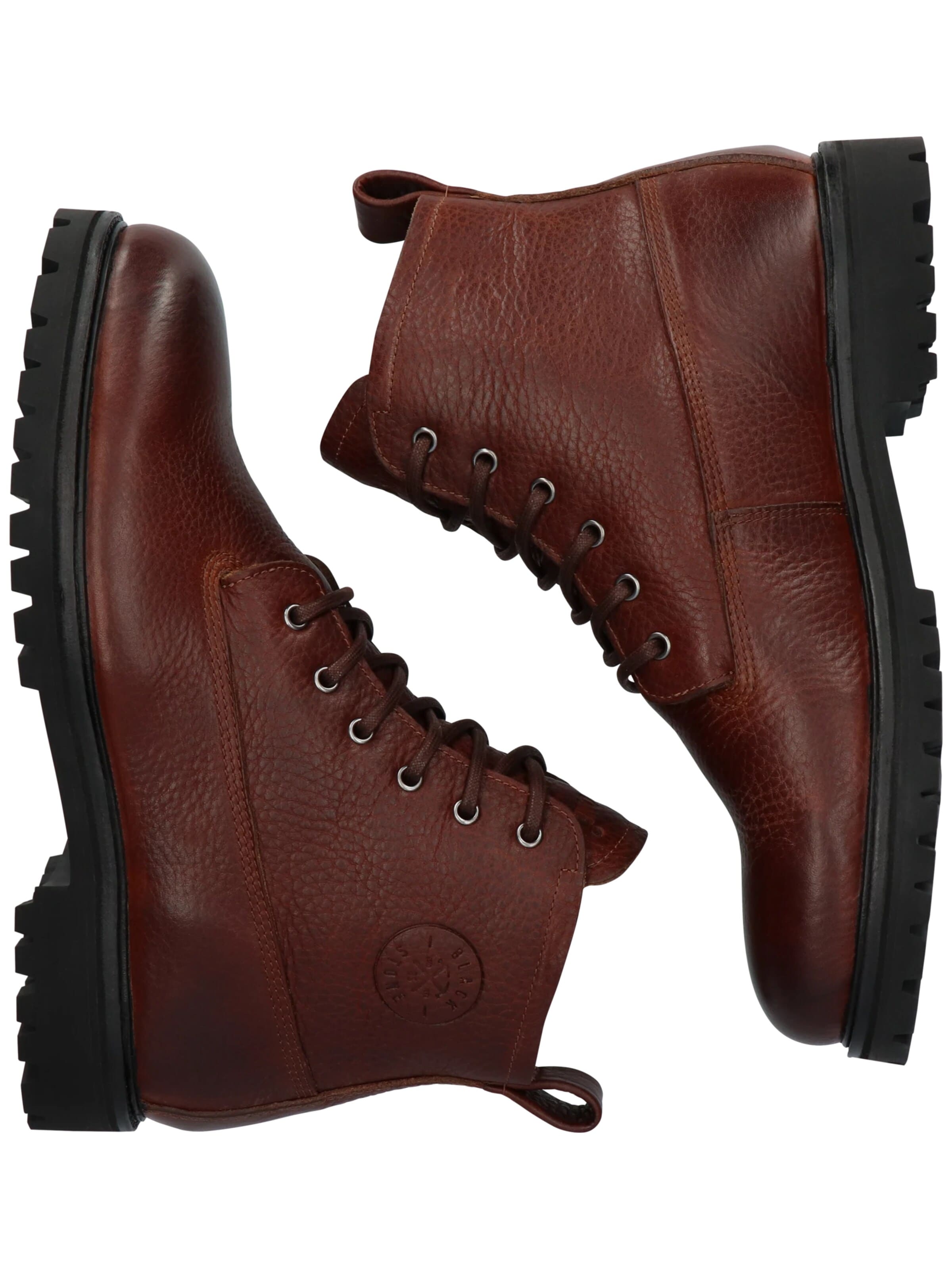 Boots stringati 'Rock Hardy OM62' di BLACKSTONE in marrone