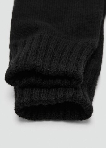 MANGO MAN Full Finger Gloves 'Touch' in Black
