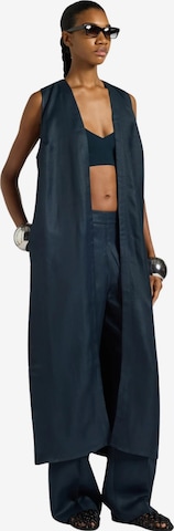 Veste mi-saison Liviana Conti en bleu : devant