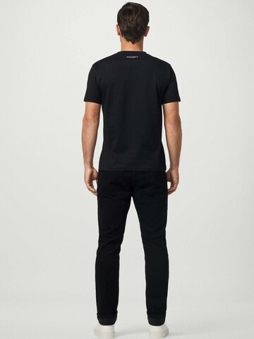 Hackett London T-Shirt in Schwarz