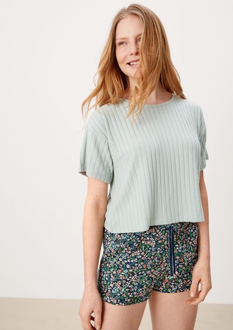 T-shirt s.Oliver en vert : devant