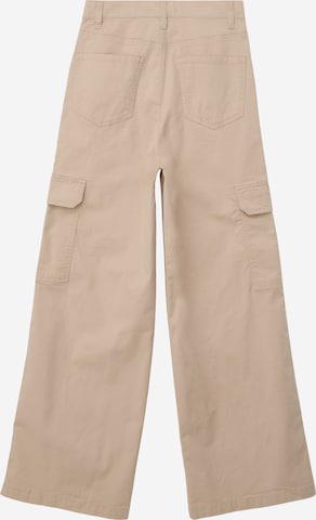 s.Oliver Szeroka nogawka Spodnie w kolorze brązowy