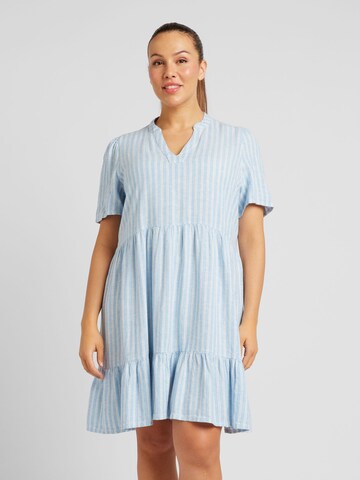 Robe 'TIRI' ONLY Carmakoma en bleu : devant