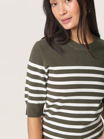 Pull-over 'SLSpina' SOAKED IN LUXURY en vert