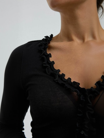 T-shirt Seamless Basic en noir