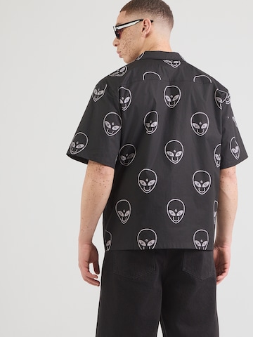 HUGO Comfort fit Overhemd 'Eligino' in Zwart