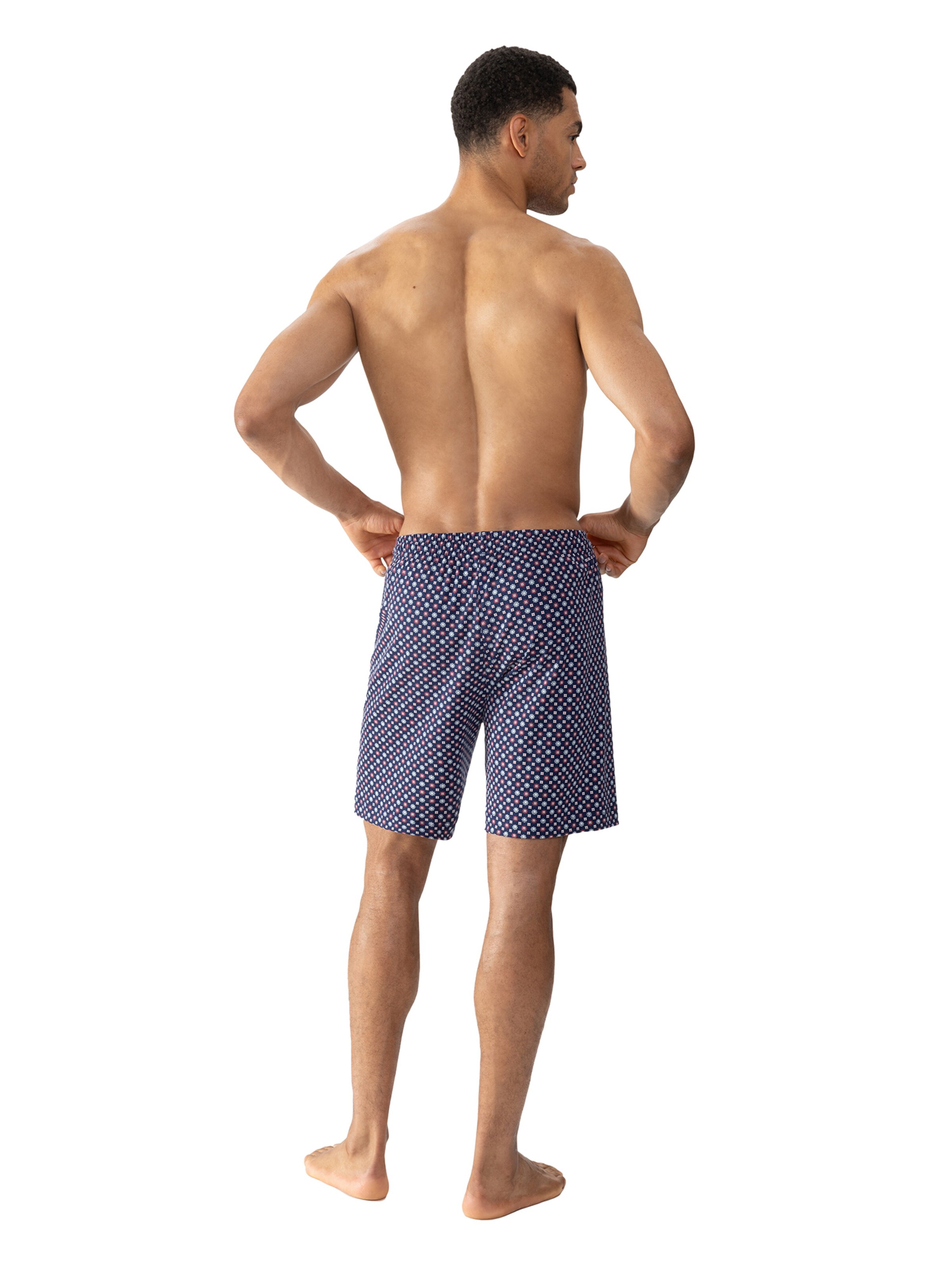 Mey Pyjamahose 'Tie Minimal' in Blau