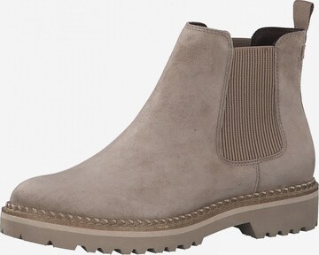 TAMARIS - Botas Chelsea en beige: frente