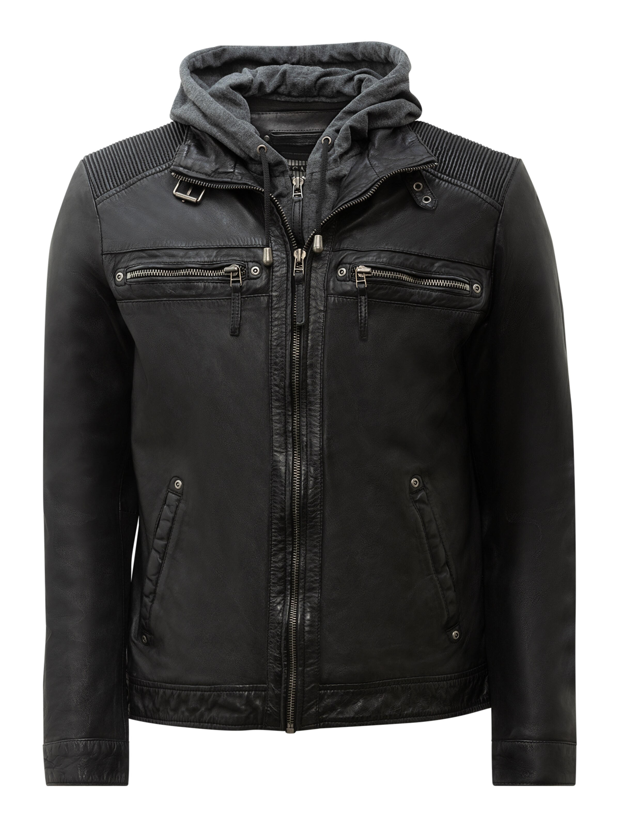 RICANO - Chaqueta de entretiempo 'Nate' en negro: frente