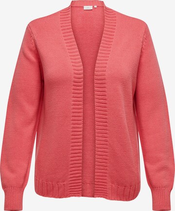 Cardigan 'Mille' ONLY Carmakoma en rouge : devant