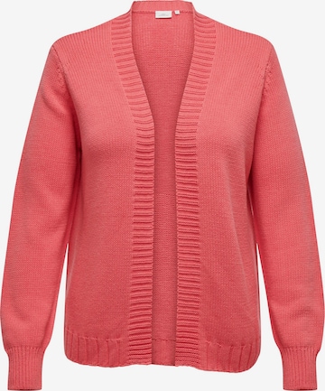 Cardigan 'Mille' ONLY Carmakoma en rouge : devant