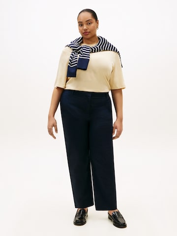 Tommy Hilfiger Curve Μπλουζάκι σε μπεζ