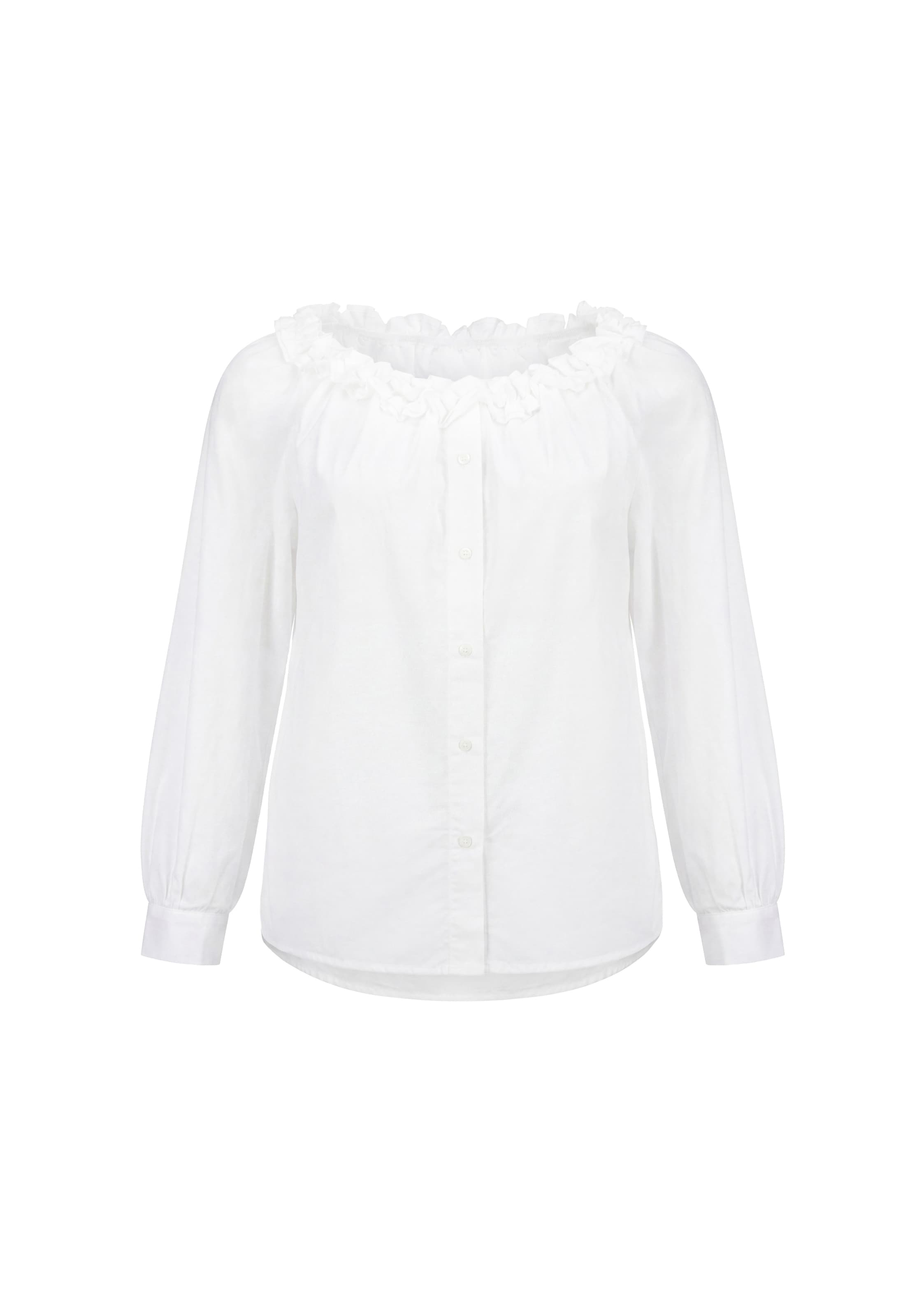 usha BLACK LABEL Chemisier en S en blanc, Vue avec produit