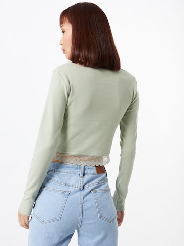 ABOUT YOU Longsleeve 'Jara Shirt' in Grün