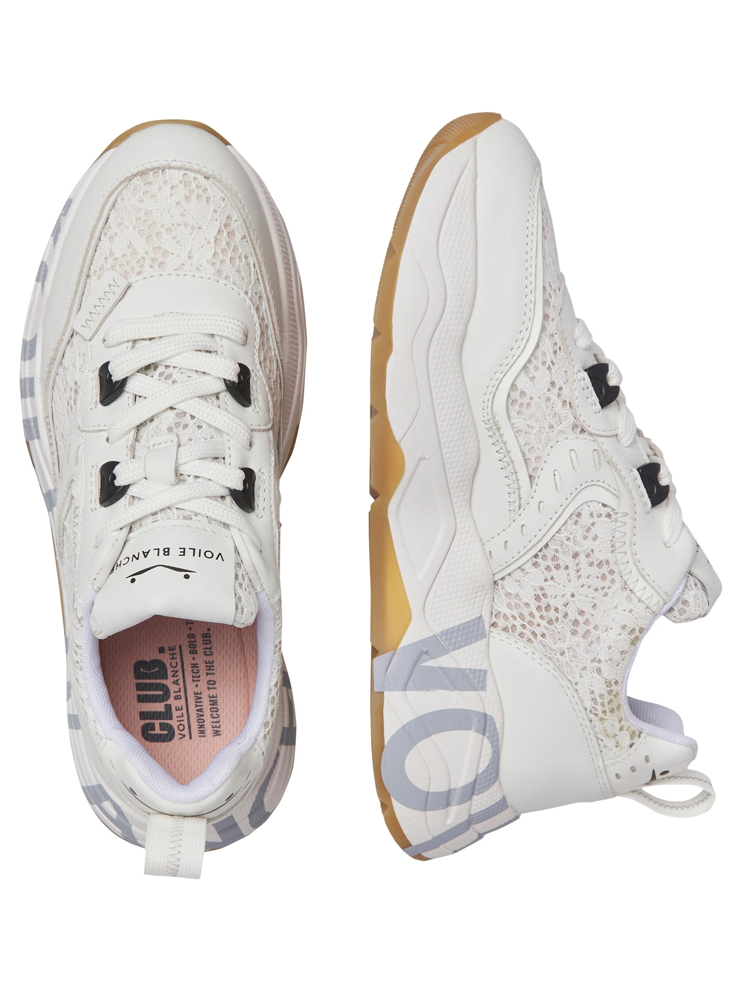 Voile blanche Veterschoen 'CLUB105.' in Wit