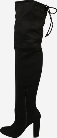 Misspap Over the Knee Boots in Black