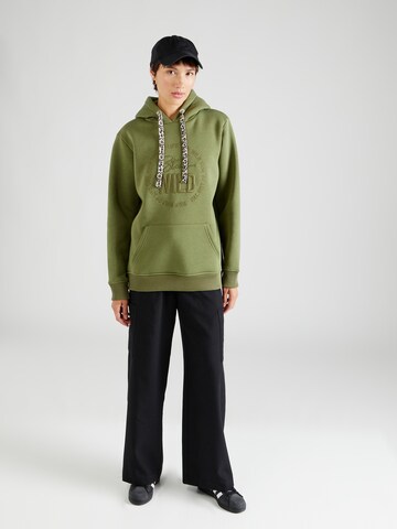 Zwillingsherz Sweatshirt 'Nelina' in Grün