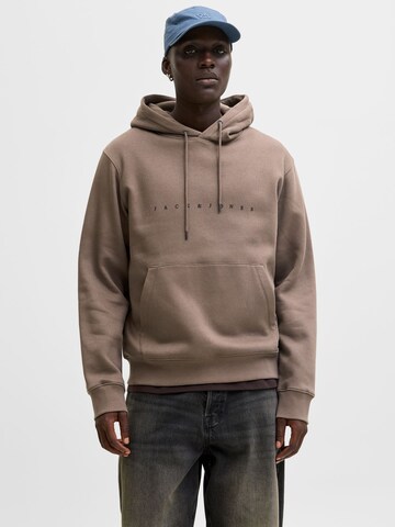 JACK & JONES Sweatshirt 'JJESTAR' in Brown: front